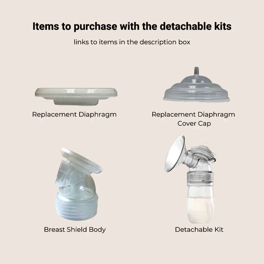 Unimom Double Breast Shield Kit for Minuet and Opera Breast Pumps - Image 3