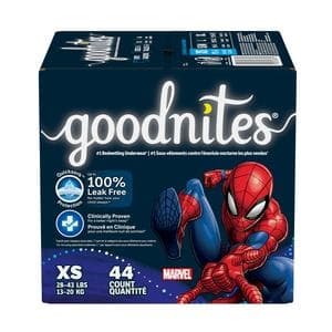 Goodnites Nighttime Underwear For Boys, Extra Small - Case of 44 - Image 1