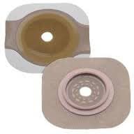 New Image Flat FlexWear Skin Barrier with Tape, 2-1/4 Inch Flange, Up to 1-3/4 Inch Stoma - Box of 5 - Image 1
