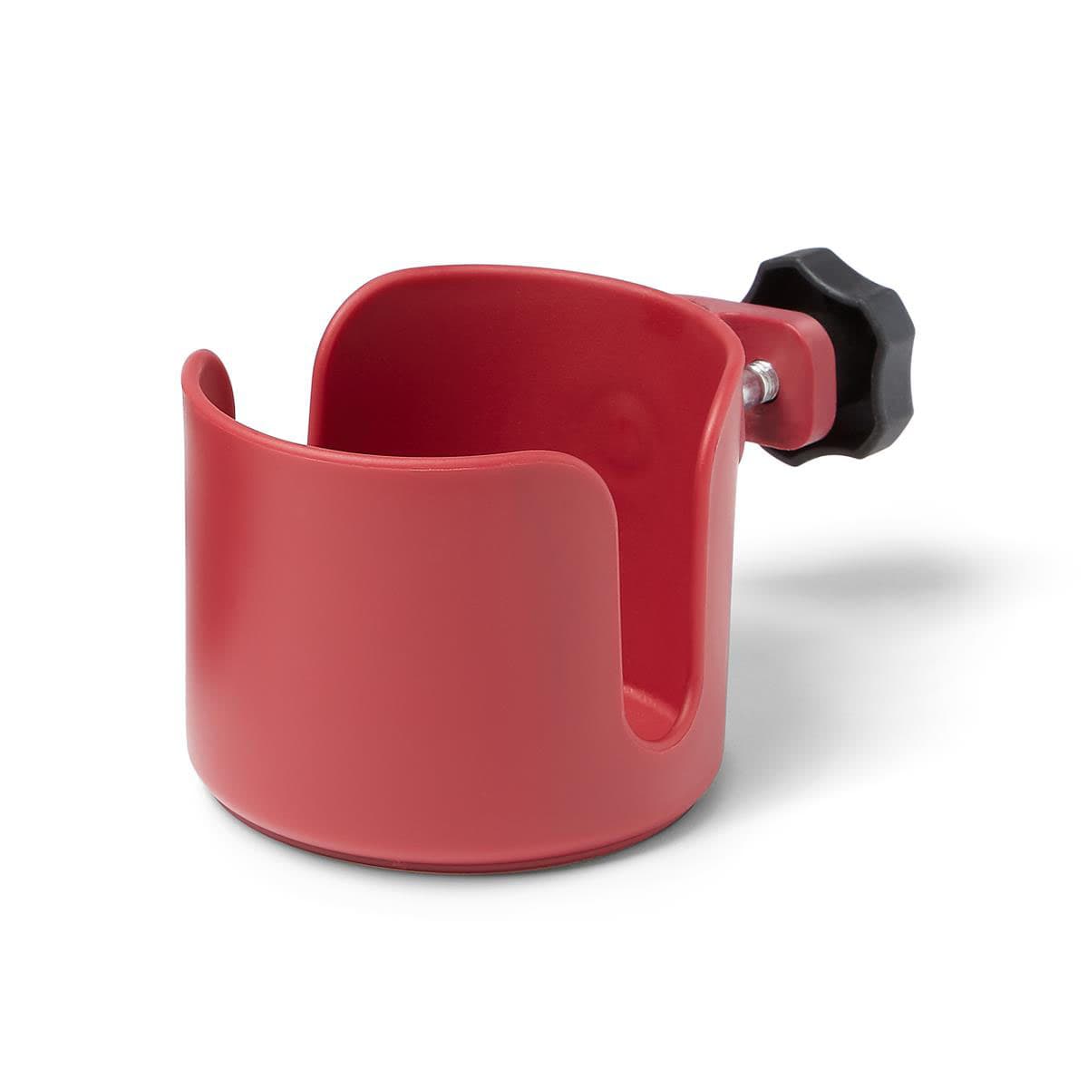 Medline Cup Holder for Wheelchair, Burgundy - Each - Image 1