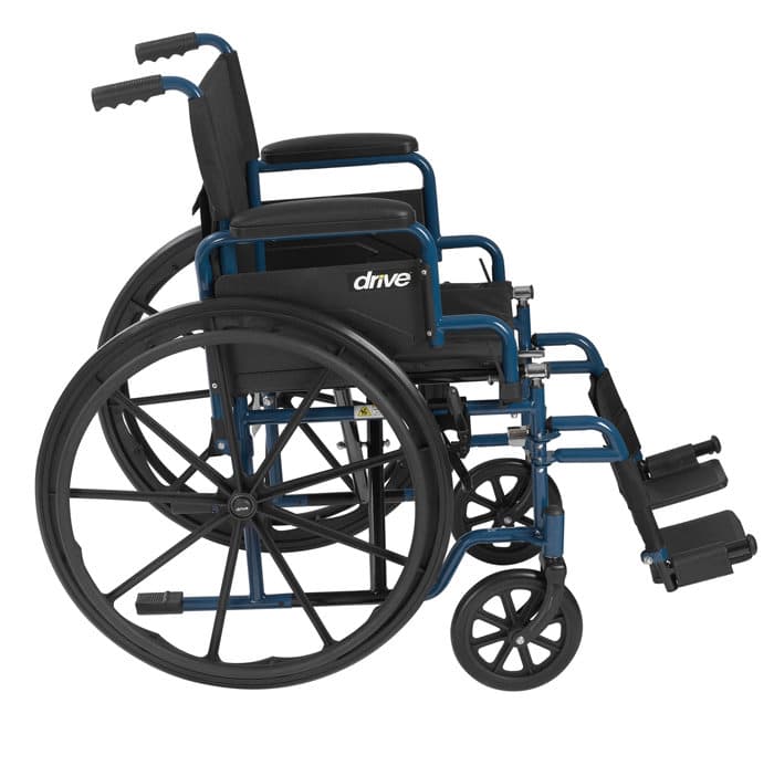 Drive Medical Blue Streak single axle manual wheelchair - Image 2