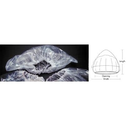 DeRoyal Banded Bag Transparent, 22 L x 11 W Inch - Case of 25 - Image 1
