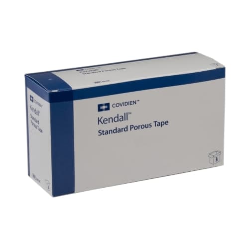 Kendall Standard Porous Tape, 3 Inch - Case of 48 - Image 1