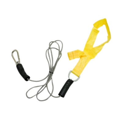 CanDo Exercise Bungee Cord With Attachments, 4 Feet, Yellow, Extra-light - Image 1