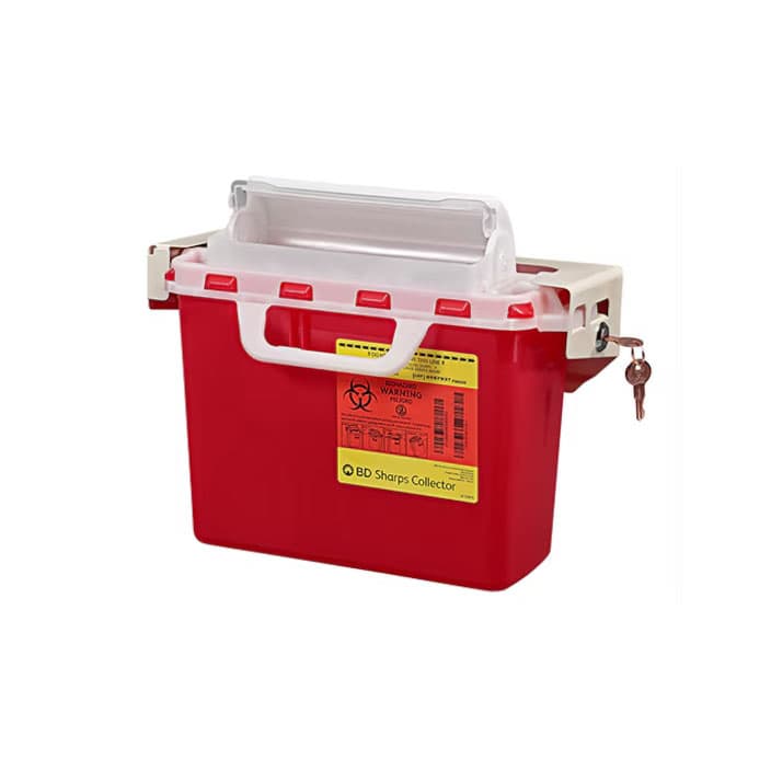 BD Sharps Container Locking Wall Bracket - Image 2