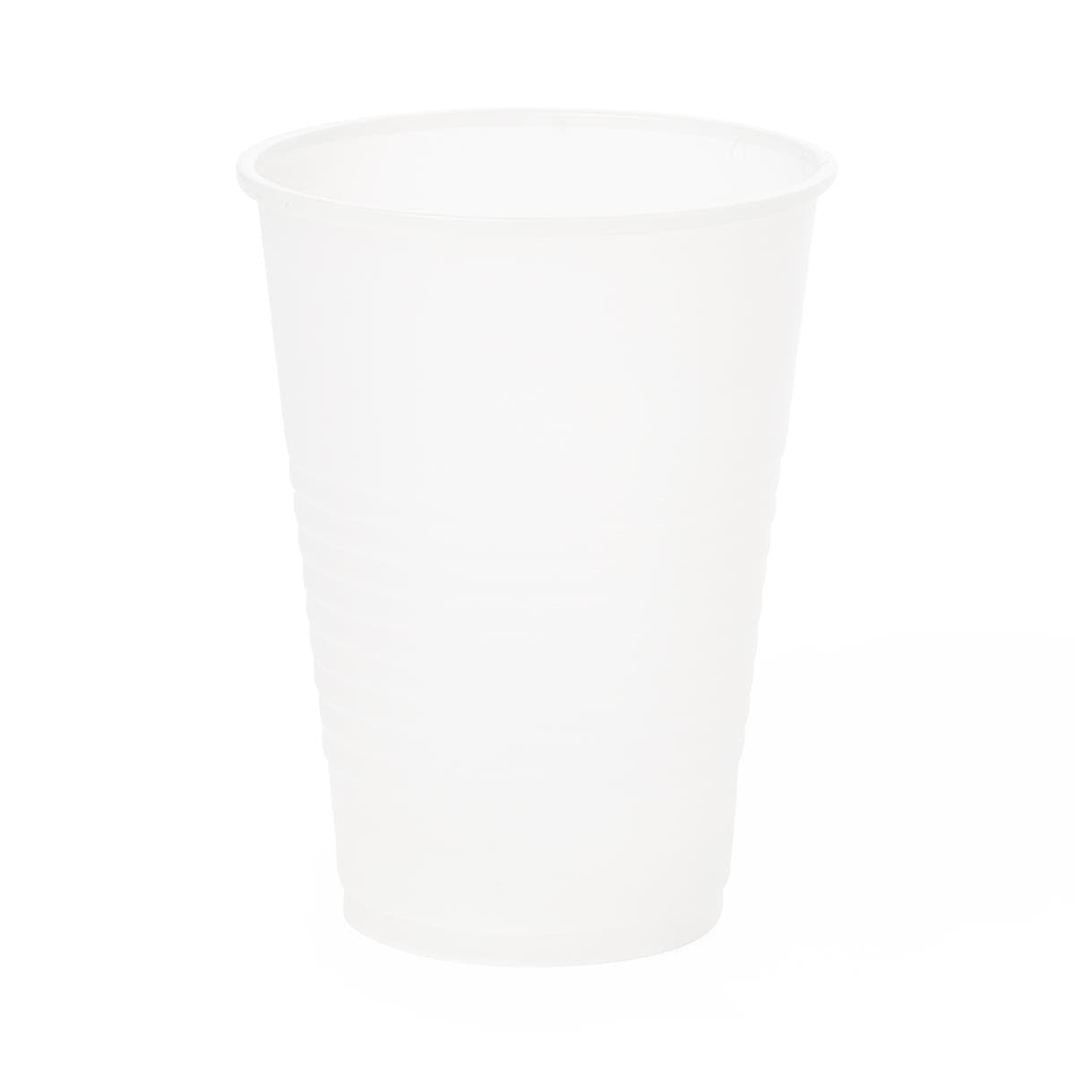 Medline Disposable Plastic Drinking Cups, 7 Oz, Translucent - Case of 2500 - Image 1