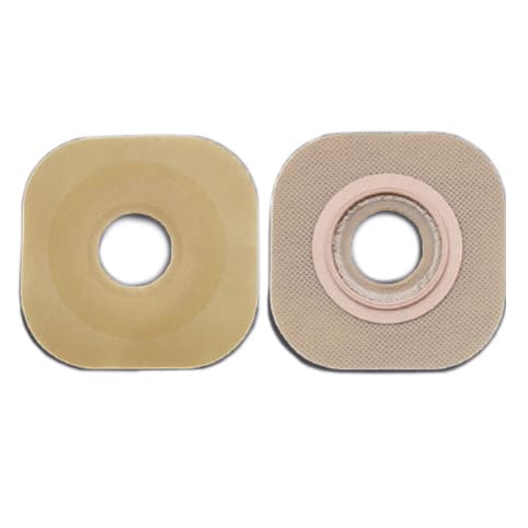 New Image Flat Flextend Skin Barrier, 2-1/4 Inch Flange, 1-3/8 Inch Stoma - Box of 5 - Image 1