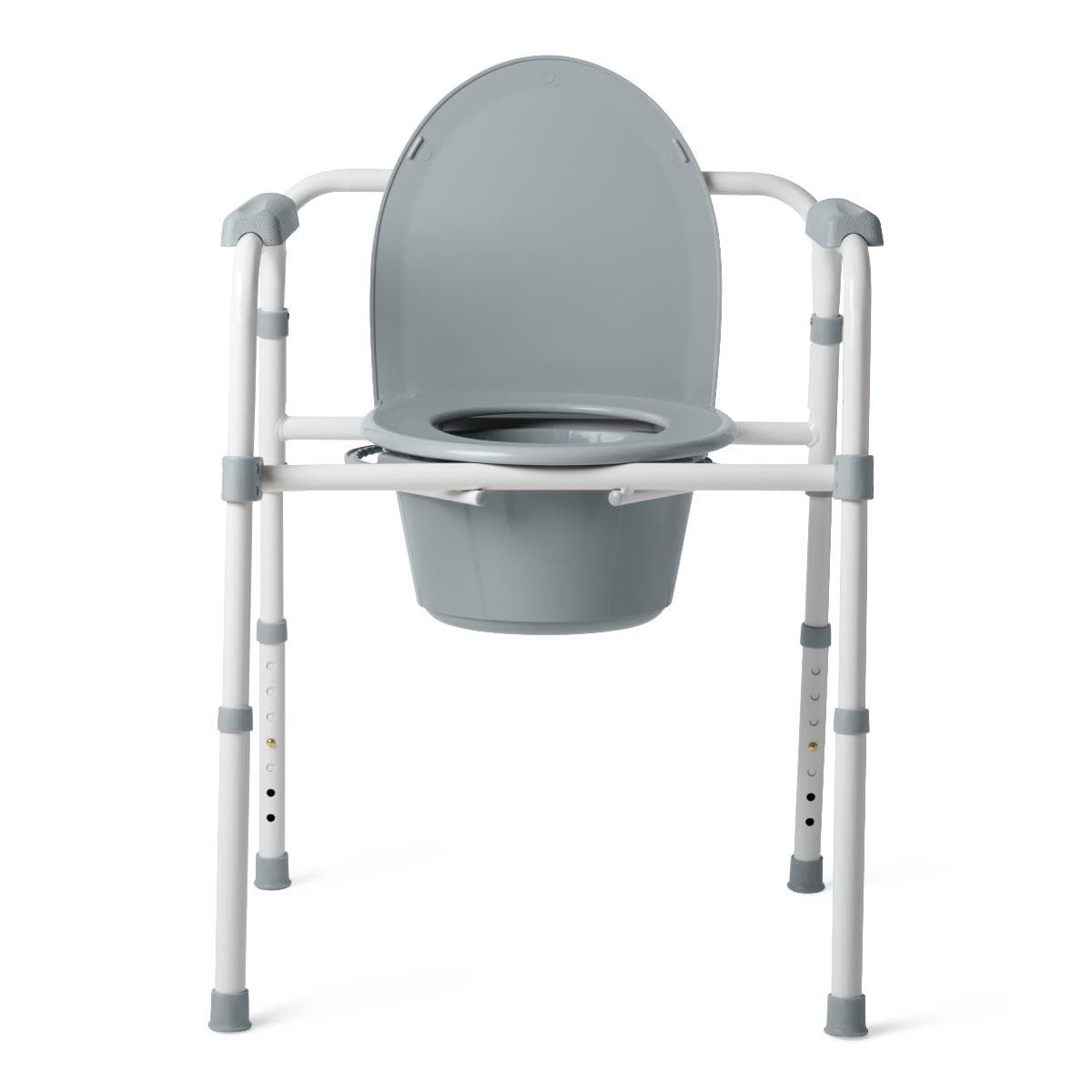 Medline Standard Steel 3 in 1 Folding Commodes - Image 2