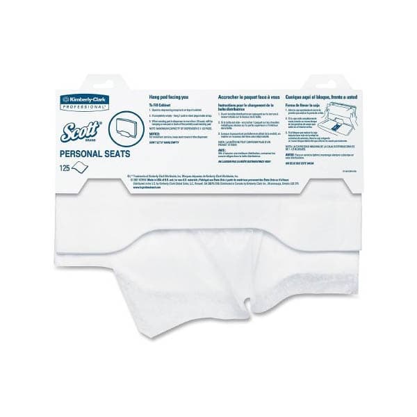Scott Personal Seat Toilet Seat Cover - Package of 125 - Image 1