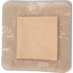 SiliGentle Silver Foam Dressing, 6 x 6 Inch - Case of 50 - Image 1
