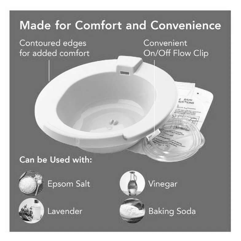 Carex Sitz Bath For Standard Toilets - Image 6