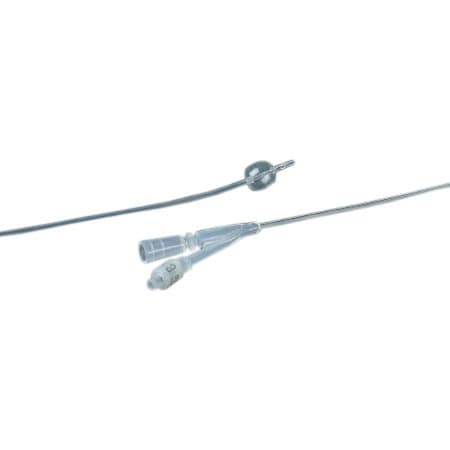 Bard Uncoated Silicone 2-Way Foley Catheter, 18 Fr, 30cc - Case of 12 - Image 1