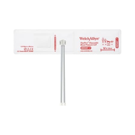 FlexiPort Single Patient Use Blood Pressure Cuff White - Case of 20 - Image 1