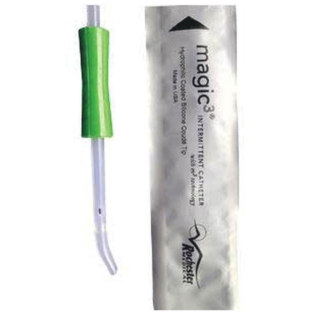 MAGIC3 GO Hydrophilic Intermittent Catheter For Male, Coude Tip, 10 Fr, 16", 10 Fr - Box of 30 - Image 1