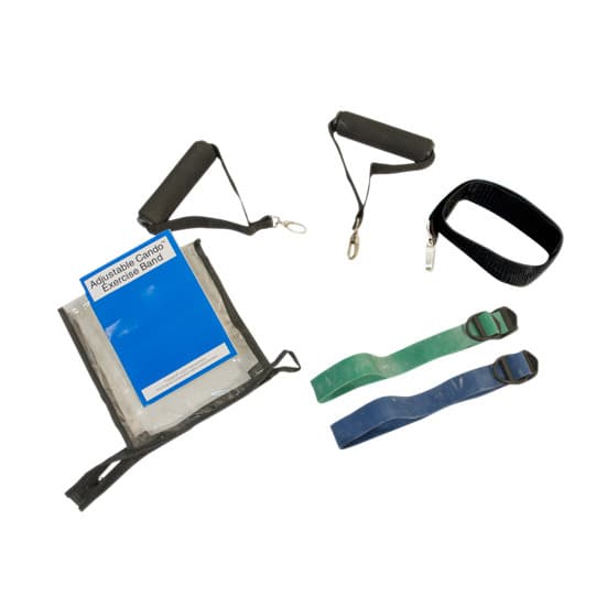 CanDo Adjustable Exercise Band Kit, 2 band Moderate - Image 1
