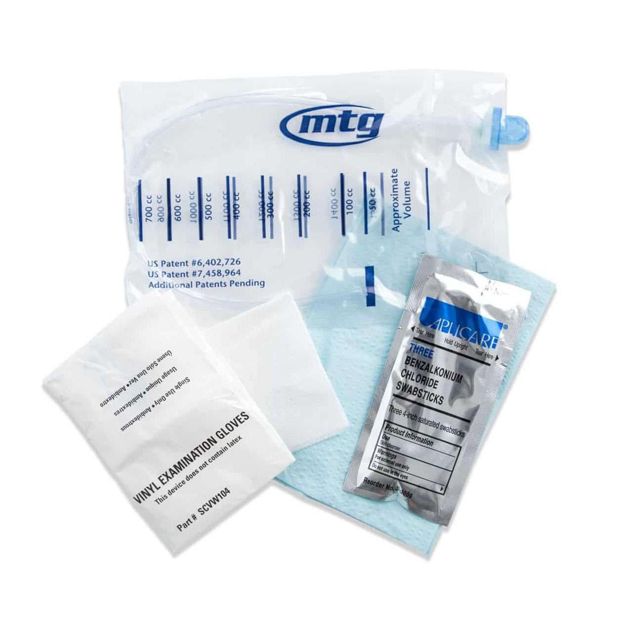 EZ-Advancer Closed System Intermittent Catheter Kit, 14 Fr, 16" - Box of 100 - Image 1