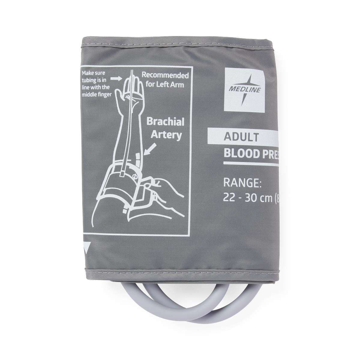 Medline Adult Digital Blood Pressure Monitor Cuff, Medium - Image 1