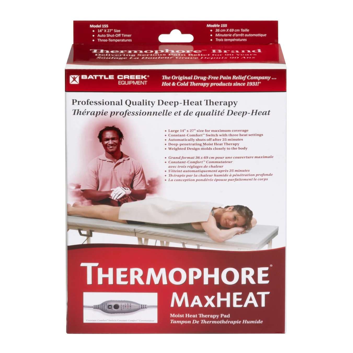 Thermophore MaxHEAT Electric Moist Heating Pad, Reusable - Image 5