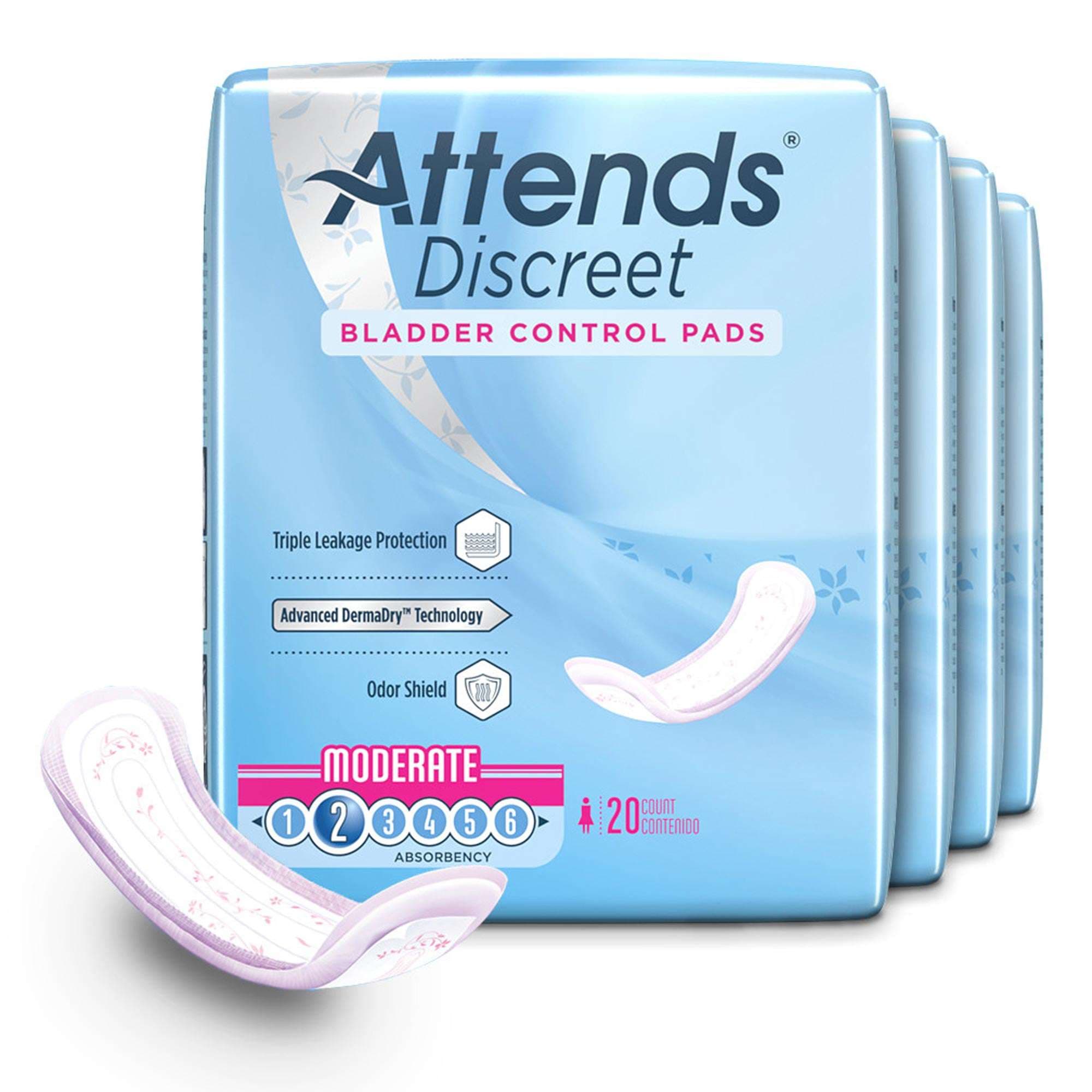 Attends Discreet Female Bladder Control Pads - Image 3