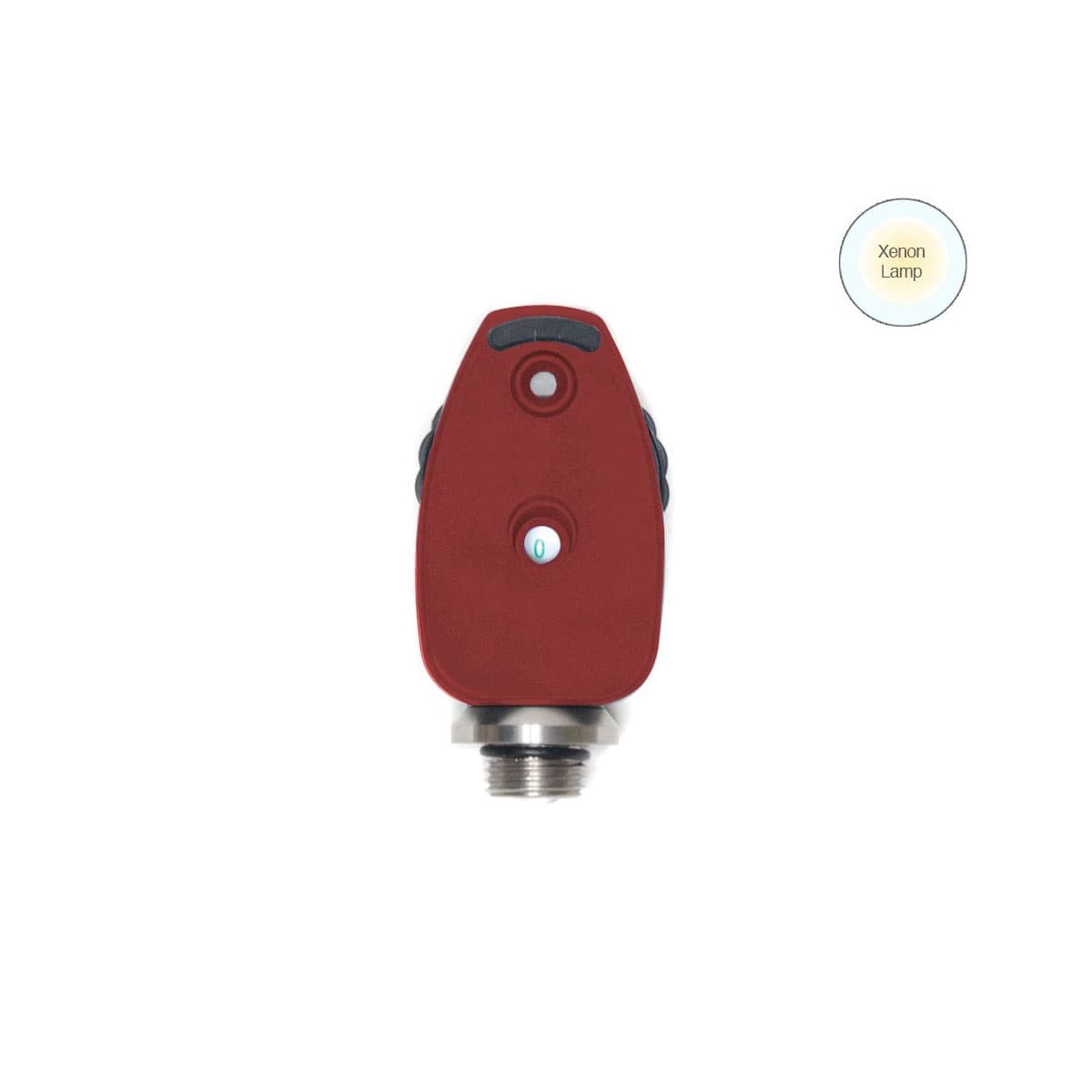 ADC Diagnostix 5140N 2.5V Pocket Ophthalmoscope Head, Burgundy, Xenon - Image 1