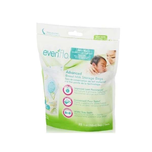 Evenflo Breast Milk Storage Bag, 5 oz - Carton of 25 - Image 1
