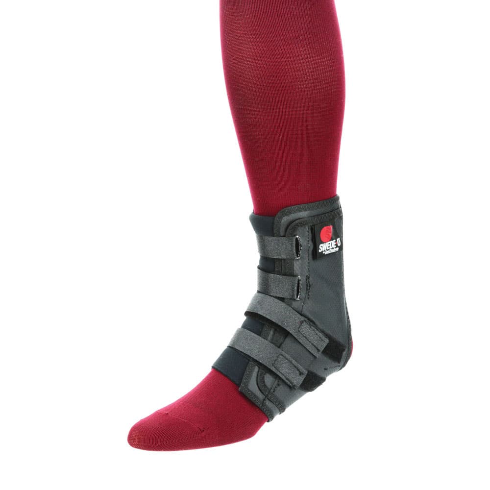 Swede-O Easy Lok Ankle Brace Medium, Black - Image 1