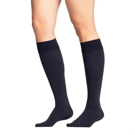 Jobst Maternity Opaque Knee High CT Compression Stockings, 20-30mmHg, Large, Anthracite - Pair - Image 1