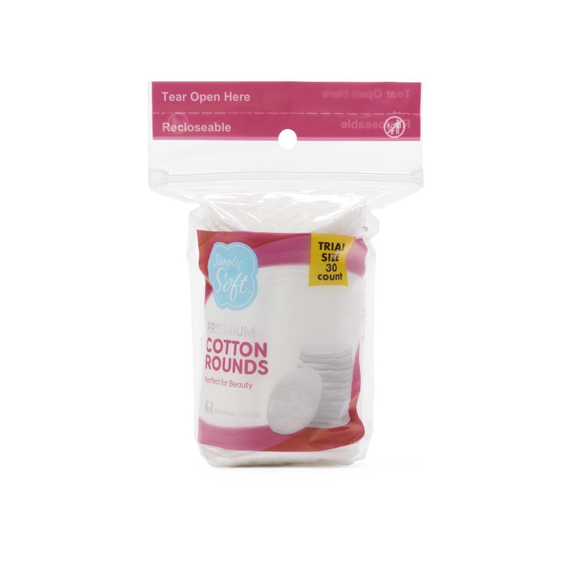 Medline Simply Soft Cotton Rounds - Case of 2160 - Image 1