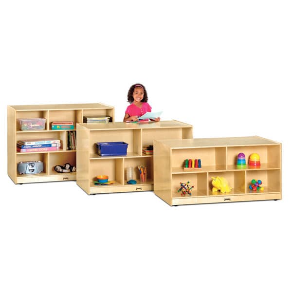 Jonti-Craft double-sided island shelf storage - Image 4