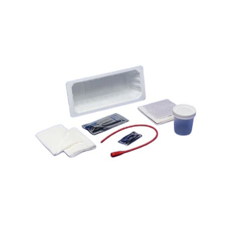 Dover Open Urethral Add-A-Cath Tray, PVP swabs, 1200 ml - Case of 20 - Image 1