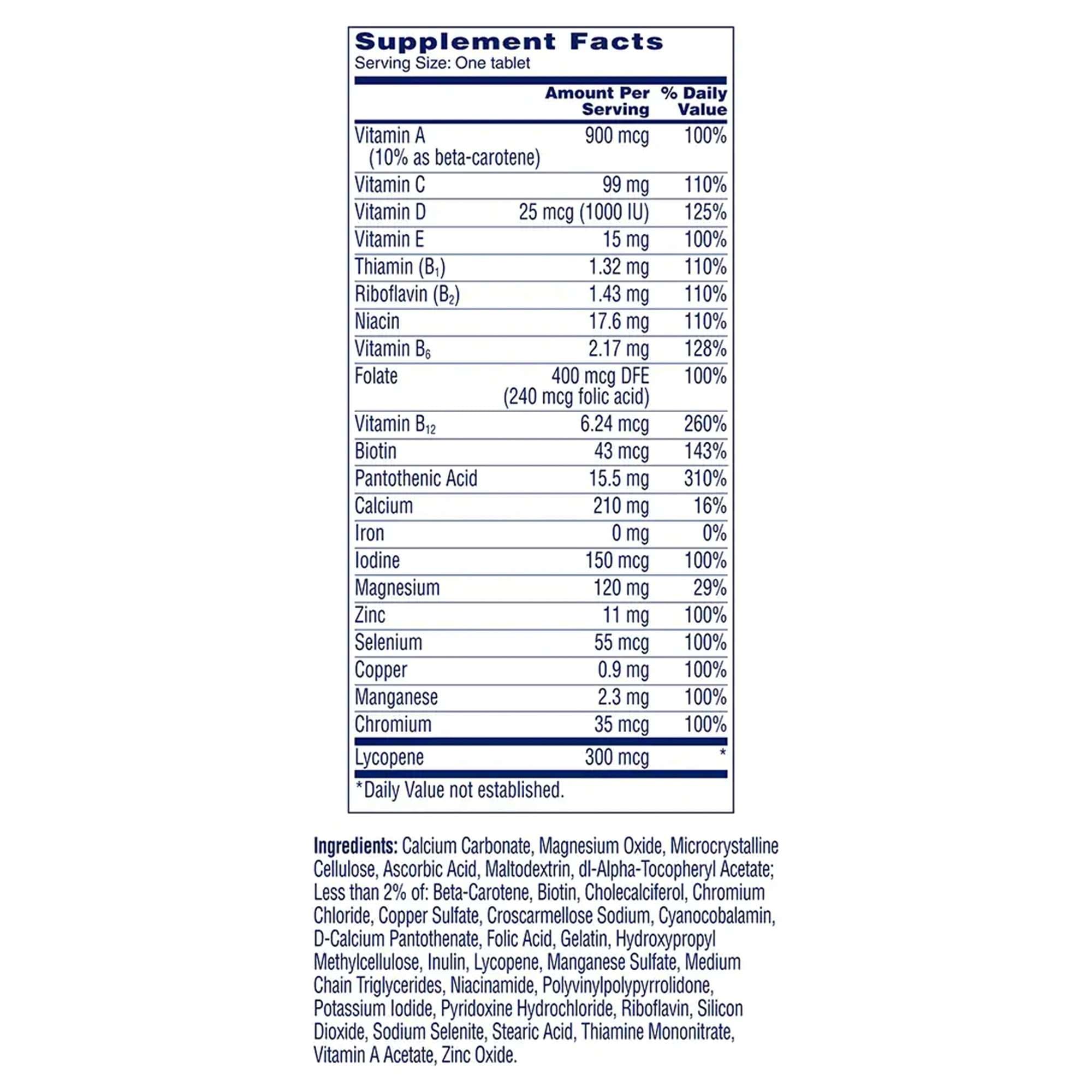 One A Day Mens Complete Multivitamin Tablets - Bottle of 100 - Image 3