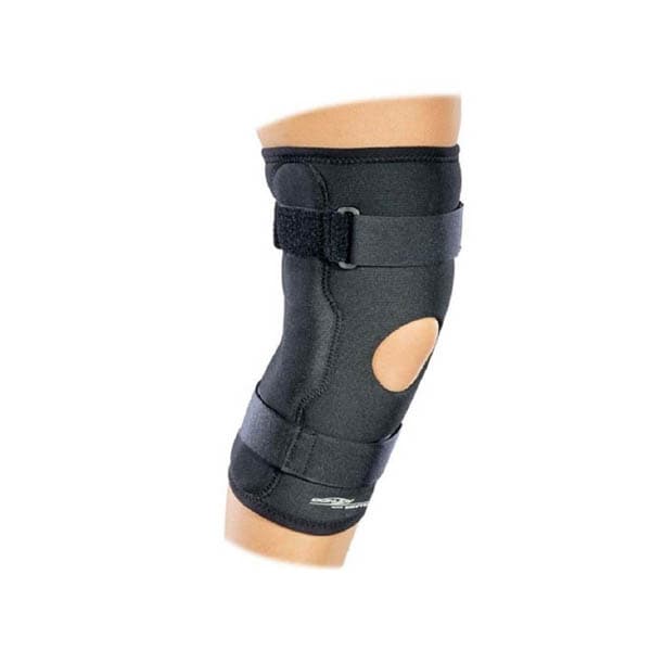 DonJoy Economy Knee Brace Black Left or Right Knee, 2X-Large, 26-1/2 to 29-1/2 Inch - Each - Image 1