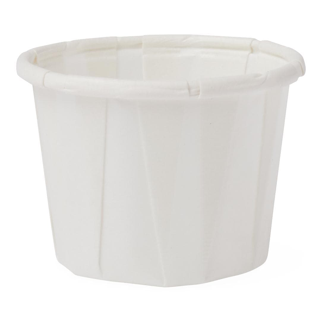Medline Disposable Paper Souffle Cup, 0.5 oz - Case of 5000 - Image 1