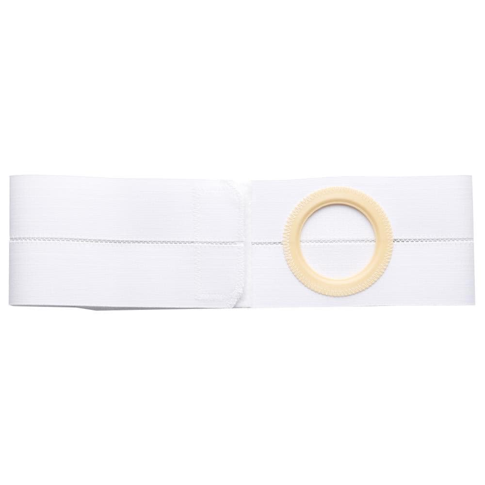 Nu-Form 4" Cool Comfort Ostomy Belt without Prolapse Flap, 2 Inch 2XL, White - Image 1