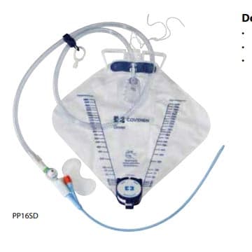 Dover Premium Silicone Foley Drainage Bag Trays, 14 Fr - Each - Image 1