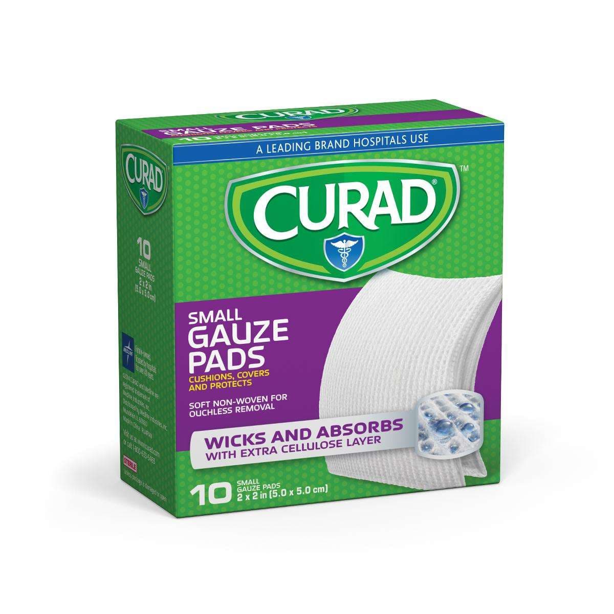 Curad Sterile Pro-gauze Pads, Pro Gauze, 2"x2" - Box of 240 - Image 1