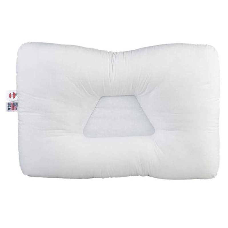 Core Tri-Core Cervical Support Pillow, Gentle, Mid Size, White - Image 1