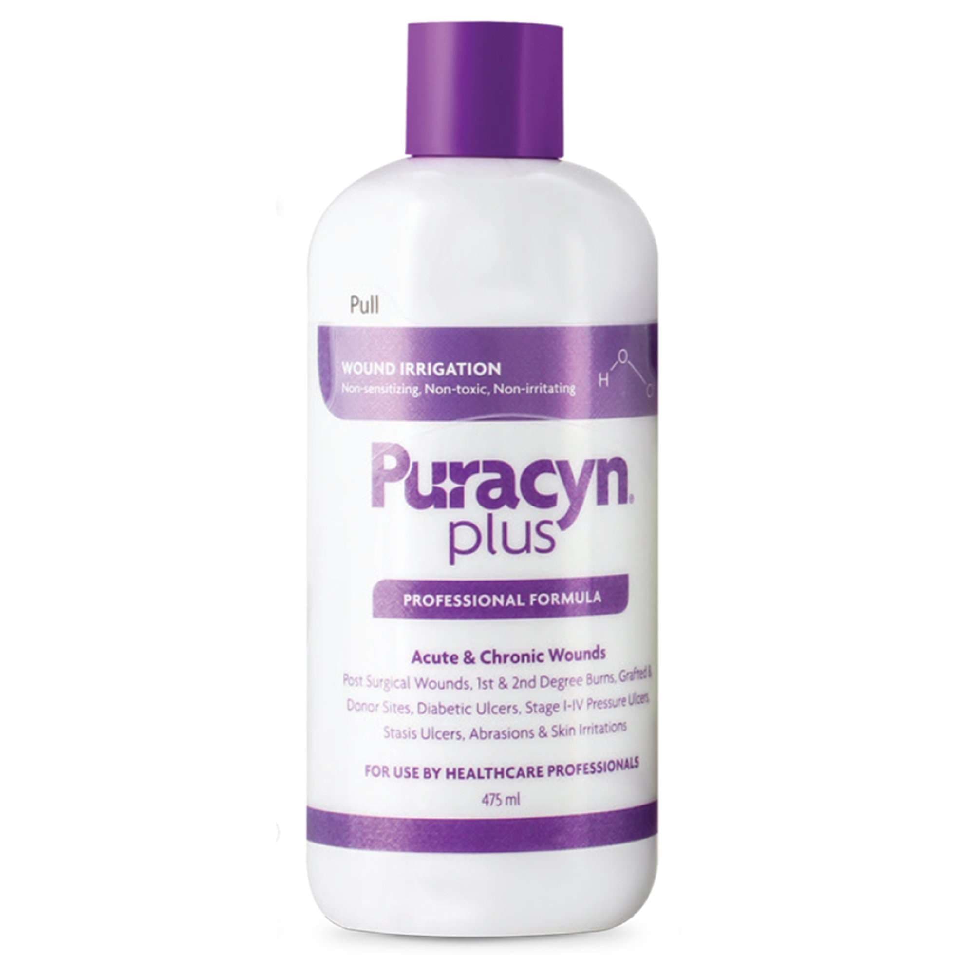 Puracyn Plus Professional Wound Irrigation Solution with Instill Spikeable Bottle, 16 oz - Case of 6 - Image 1