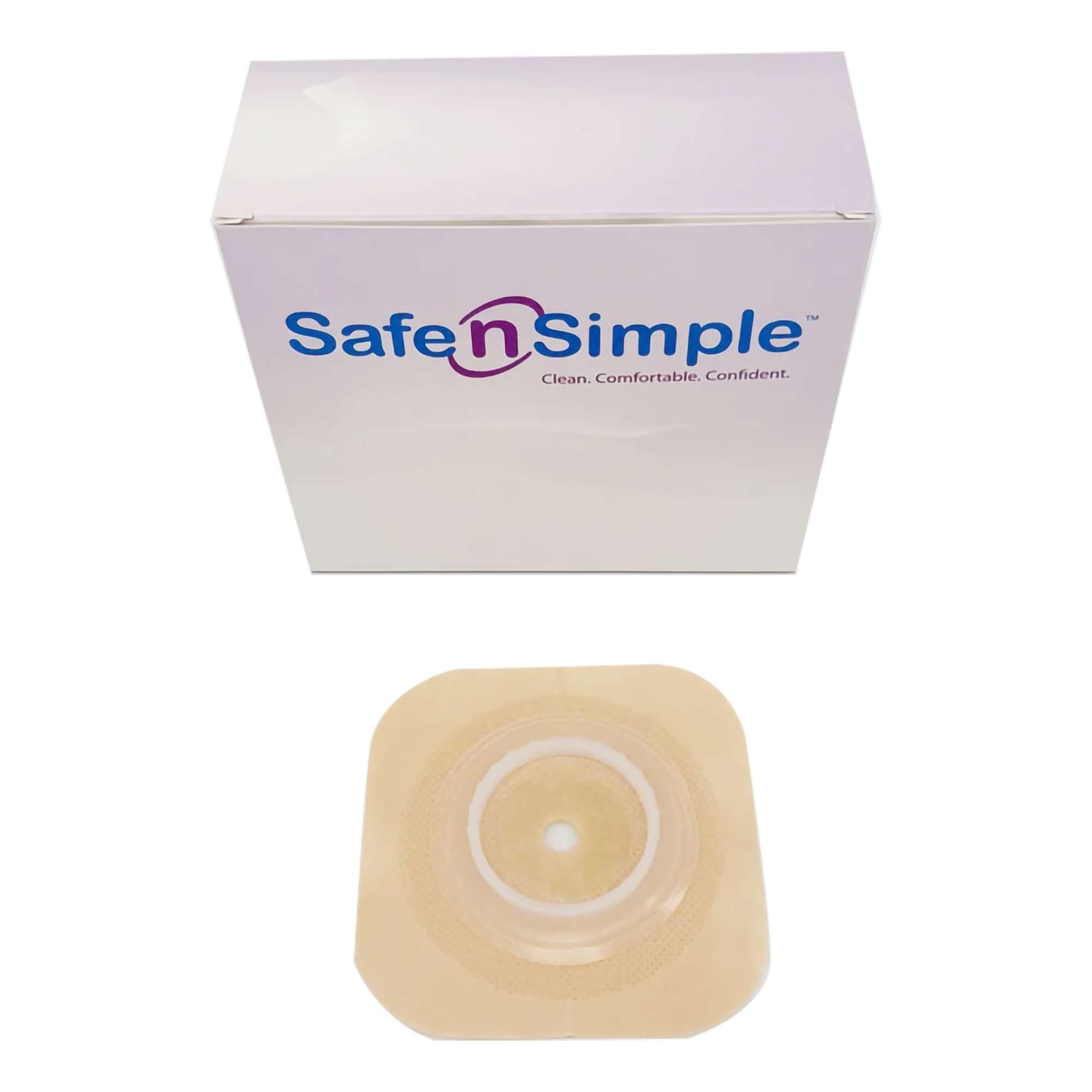 Safe N Simple Beige Ostomy Barrier, Standard Wear - Image 4