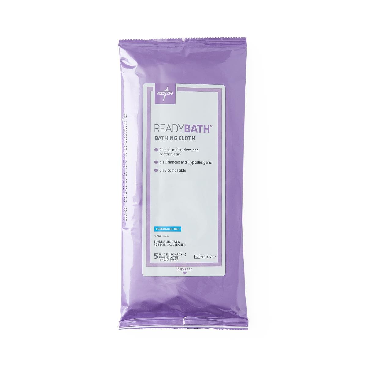 Readybath Total Body Cleansing Standard Weight Washcloths, Unscented - Case of 150 - Image 1