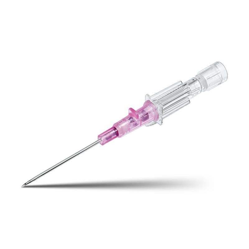Introcan Safety 2 PUR 18G x 1.25" Straight Catheter - Box of 50 - Image 1