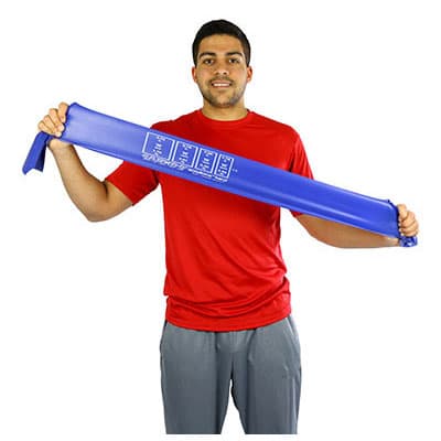 Cando Accu-Force 50 Yard Exercise Band Set with Rack - Image 2