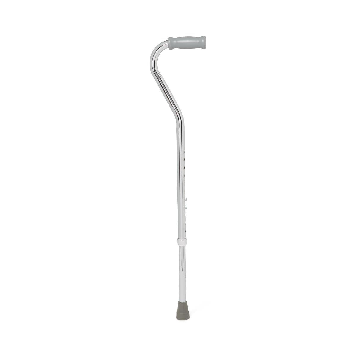 Medline Offset Handle Bariatric Cane, Chrome - Each - Image 1