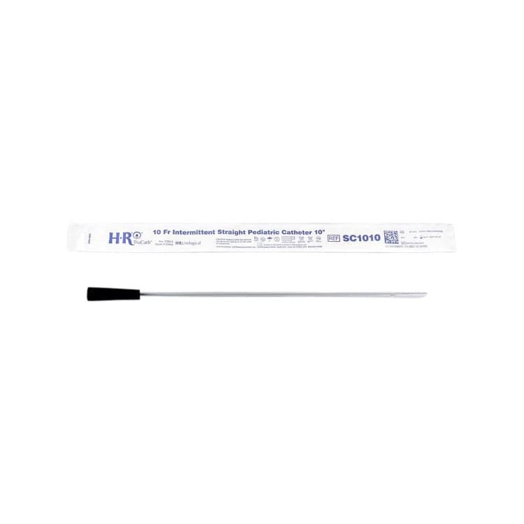 TruCath Intermittent Pediatric Catheter, Coude Tip, 8Fr, 10" Length - Box of 30 - Image 1