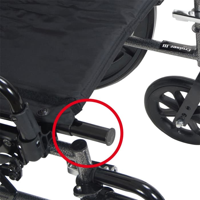 Drive Medical viper plus reclining wheelchair - Image 4