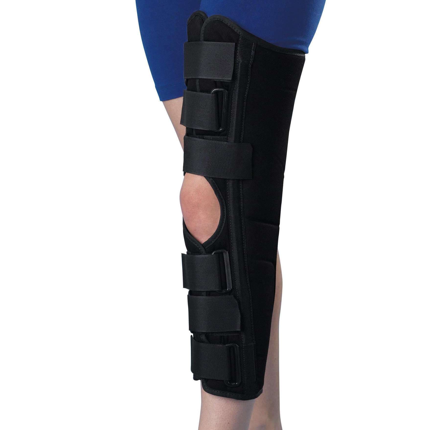 Medline Rigid Knee Immobilizers, 16 Inch, Large - Image 1