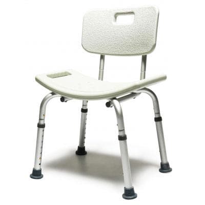 Lumex Knock Down Bath Seat, with Backrest - Image 1
