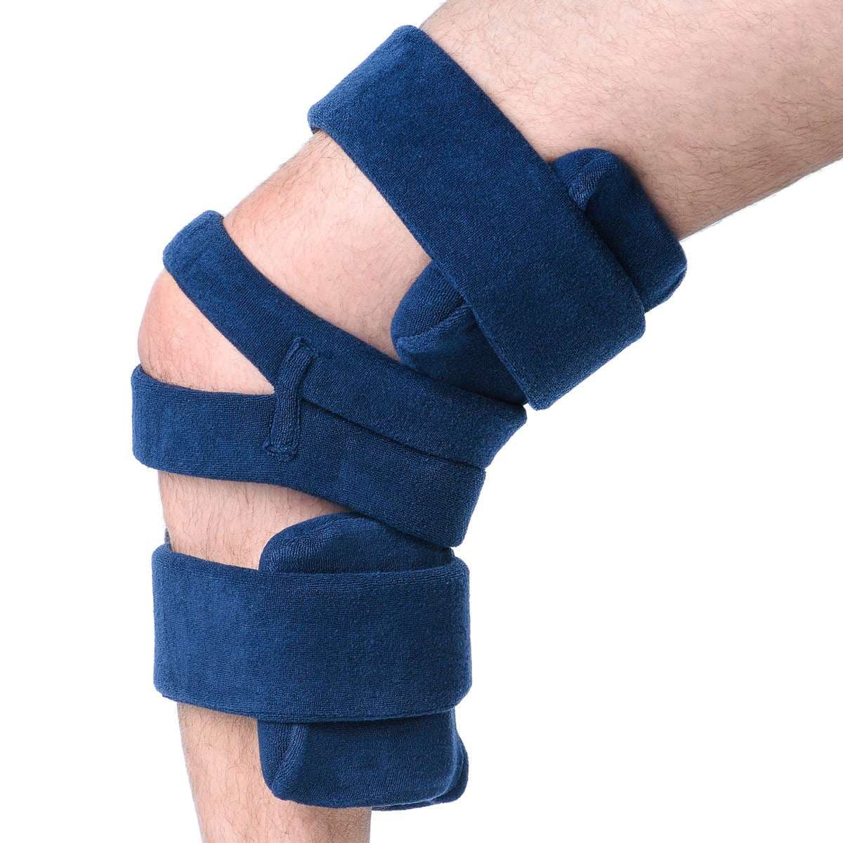 Comfy Knee Orthosis, Adult, Navy Blue with Single Terry Cover - Image 1