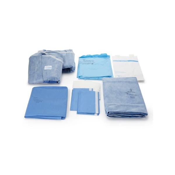 Cardinal Health EENT Drape Pack Head and Neck Pack - Case of 6 - Image 1