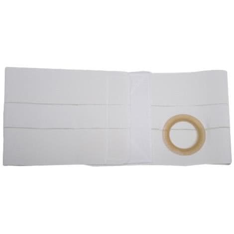 Nu-Form 8" Ostomy Support Belt, Prolapse Flap, 2-1/4 Inch X-Large, Left, White - Each - Image 1